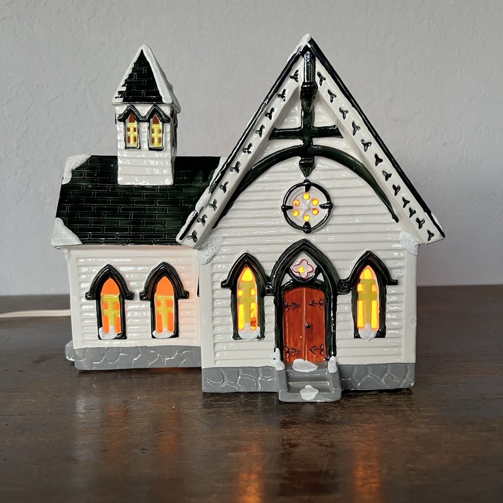 Department 56 Church of‎ The Open Door- The Original Snowhouse Series- 1986